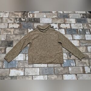 Avia Brown Cowl Soft Neck Women's Pullover Top Size Medium